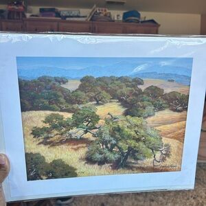 Dotty Hawthorne Giclee COA Signed Numbered Limited Edition Varian Ranch Oaks